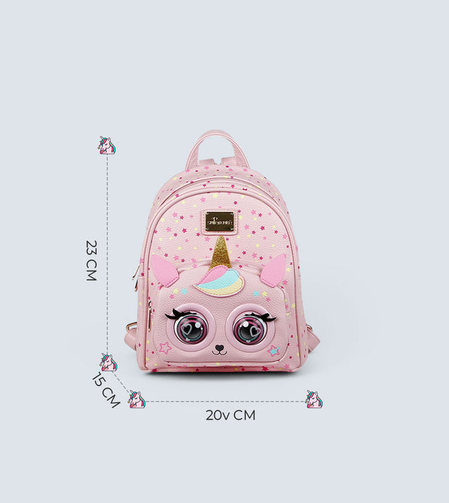 Winking Elf Backpack - Unicorn | Interactive Winking Eyes, Talking Mode & Music Playback | TYKLE