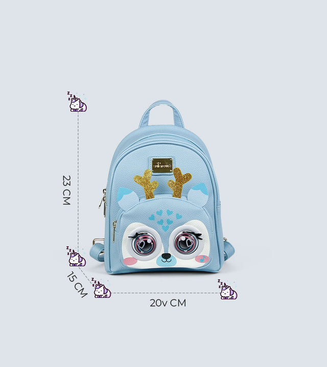 Winking Elf Backpack - Fawn | Interactive Winking Eyes, Talking Mode & Music Playback | TYKLE