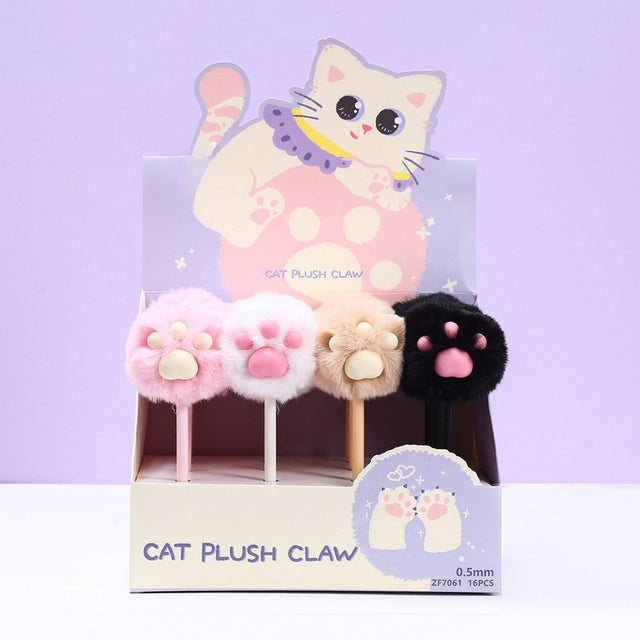 Tykle Cat Paw Pom Pom Pen (0.5mm) - Write with Purr-fection!