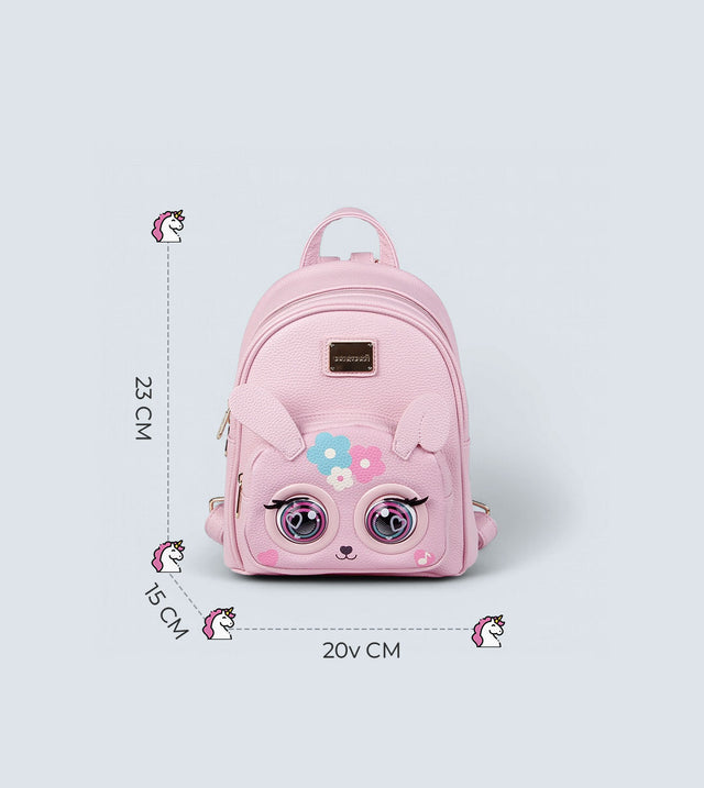 Winking Elf Backpack - Rabbit | Interactive Winking Eyes, Talking Mode & Music Playback | TYKLE