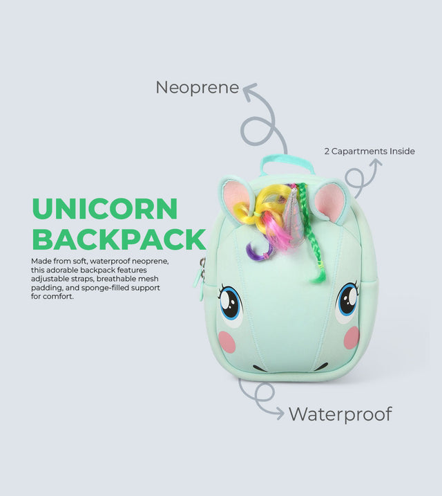 Unicorn Backpack | Soft Neoprene, Waterproof & Comfortable Design | TYKLE