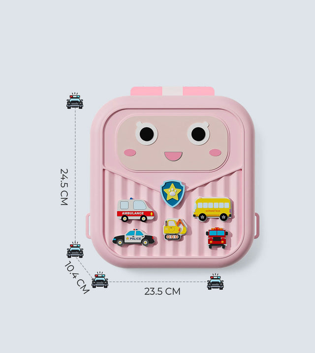 Shiny Police Car Backpack – Blinking Lights & DIY Vehicle Accessories | TYKLE