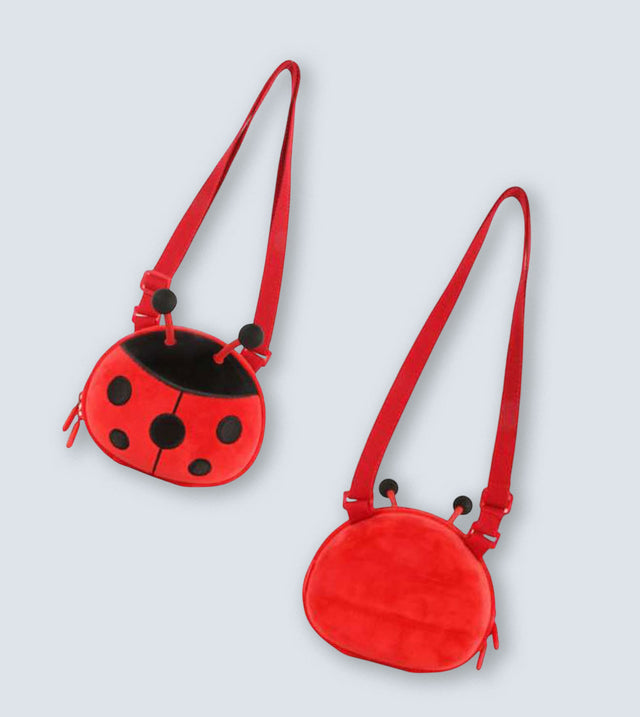 Ladybug Shoulder Bag for Kids – 3D Plush Design, Waterproof & Lightweight | Tykle