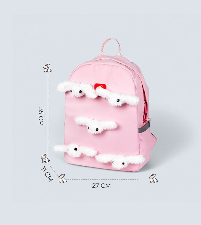 Flash Rabbit Backpack for Kids – Plush Design with Flashing Lights, Waterproof & Lightweight | Tykle