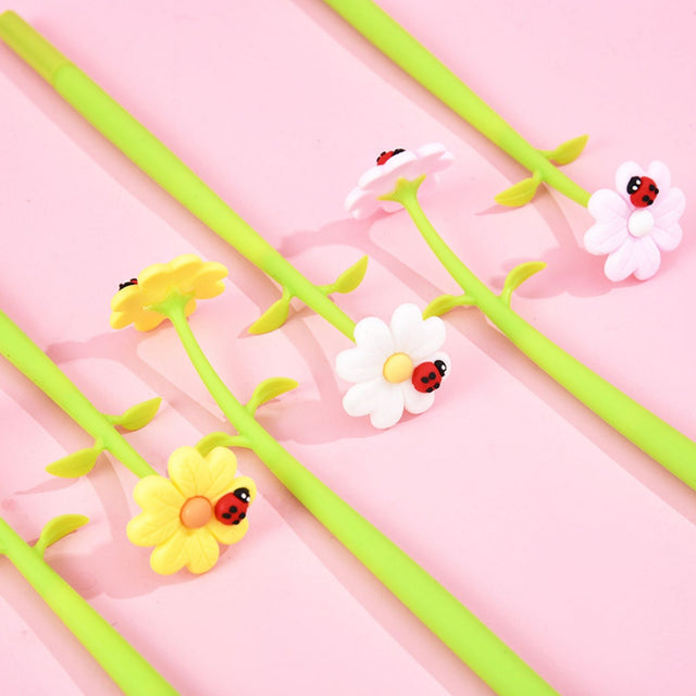 Tykle Flower Silicone Pen (0.5mm) - Write Your Petal-Perfect Notes!