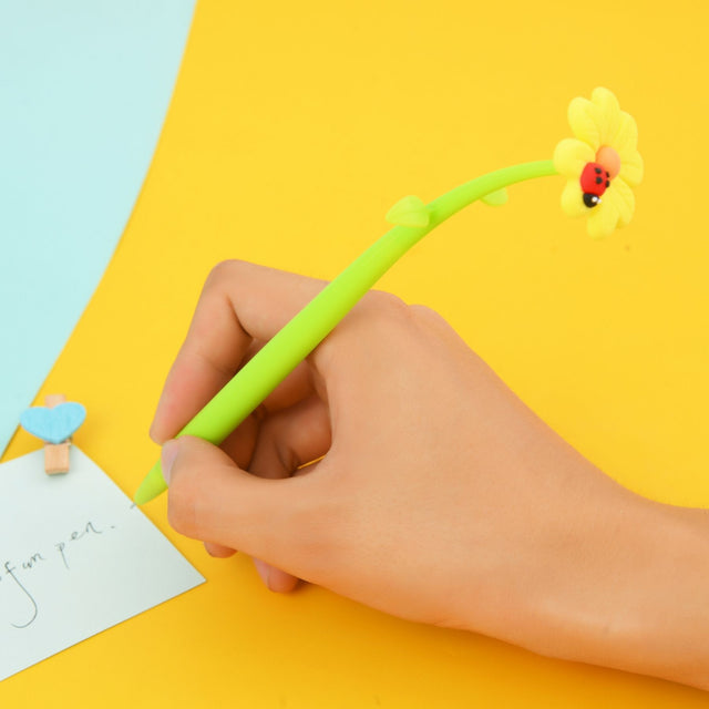 Tykle Flower Silicone Pen (0.5mm) - Write Your Petal-Perfect Notes!