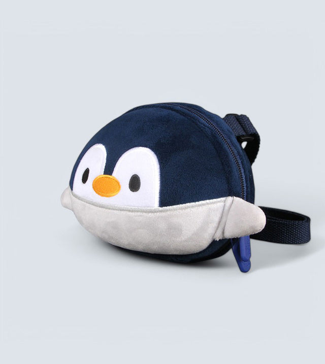 Penguin Shoulder Bag for Kids – 3D Plush Design, Waterproof & Lightweight | Tykle