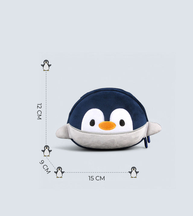 Penguin Shoulder Bag for Kids – 3D Plush Design, Waterproof & Lightweight | Tykle