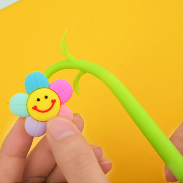 Tykle Smiley Flower Silicone Pen (0.5mm) - Bloom with Creativity!