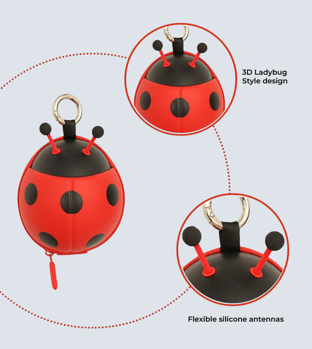Ladybug Storage Bag – Cute 3D Design, Waterproof & Durable | Tykle
