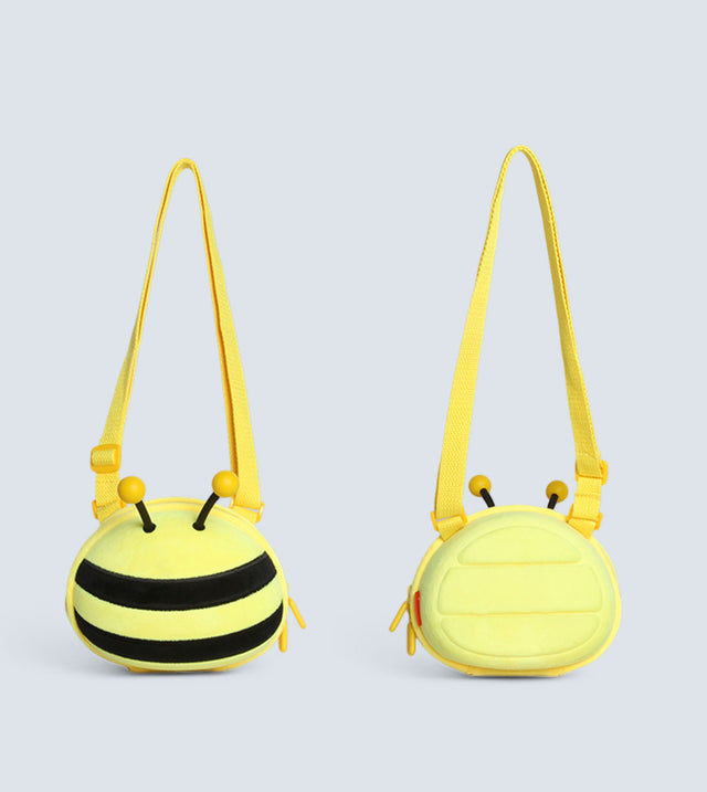 Honeybee Shoulder Bag for Kids – 3D Plush Design, Waterproof & Lightweight | Tykle
