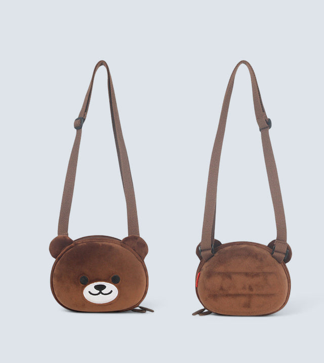 Bear Shoulder Bag for Kids – 3D Plush Design, Waterproof & Lightweight | Tykle