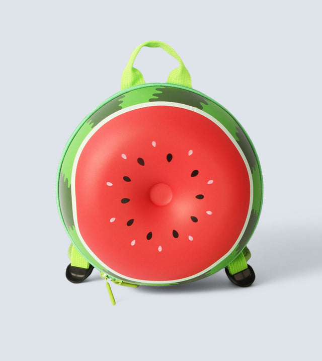 Fruit Backpack for Kids – 3D Watermelon Design, Waterproof Hard Shell | Tykle