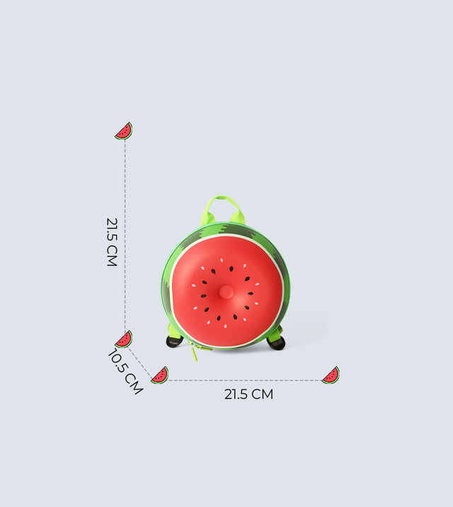 Fruit Backpack for Kids – 3D Watermelon Design, Waterproof Hard Shell | Tykle