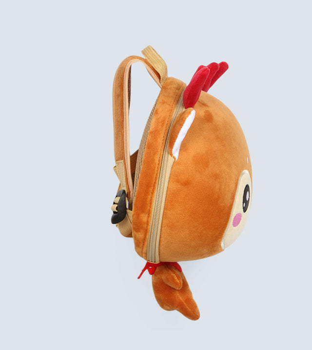 Deer Backpack for Kids – Cute Plush 3D Doll, Lightweight & Waterproof | Tykle