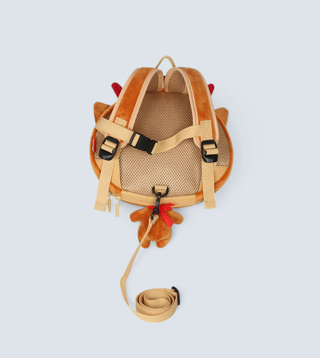 Deer Backpack for Kids – Cute Plush 3D Doll, Lightweight & Waterproof | Tykle