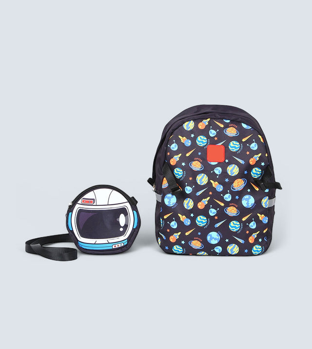 Spaceman Backpack Two-in-One – Detachable Sling Bag & 3D Design | TYKLE