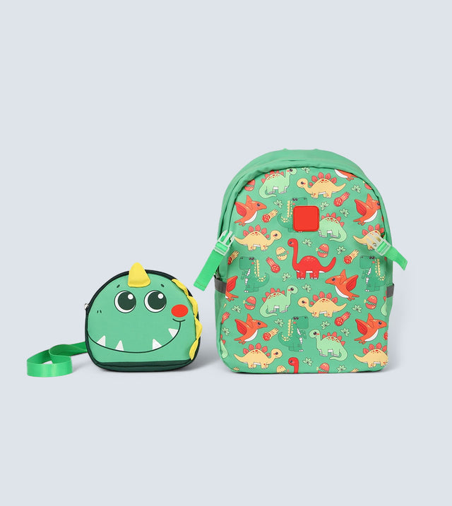 Dinosaur Backpack Two-in-One – Detachable Sling Bag & 3D Design | TYKLE