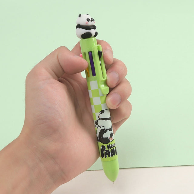 Tykle Panda 8 Colour Pen (0.5mm) - Cute & Colourful!