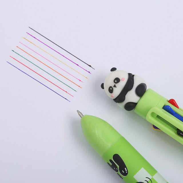 Tykle Panda 8 Colour Pen (0.5mm) - Cute & Colourful!