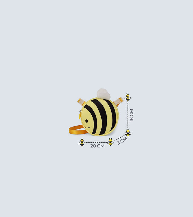 Bee Backpack Two-in-One – Detachable Sling Bag & 3D Design | TYKLE