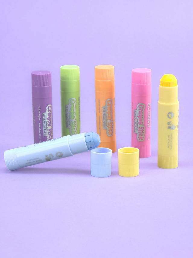 Crayon Stick Pastel 6pcs: Soft, Dreamy Coloring!