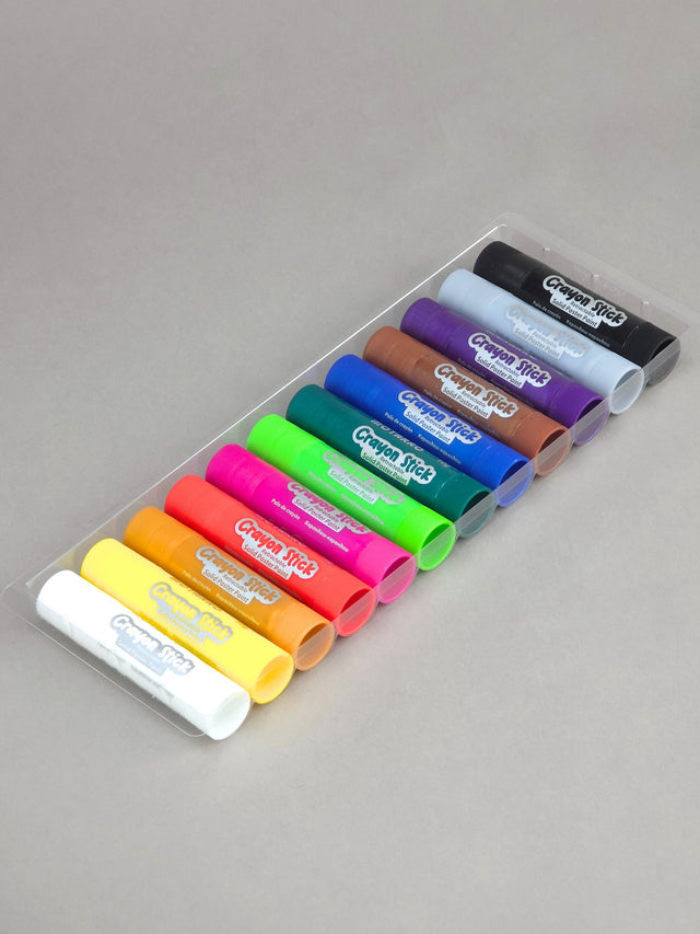 Crayon Stick Metallic 12pcs: Mega Pack of Shimmer!