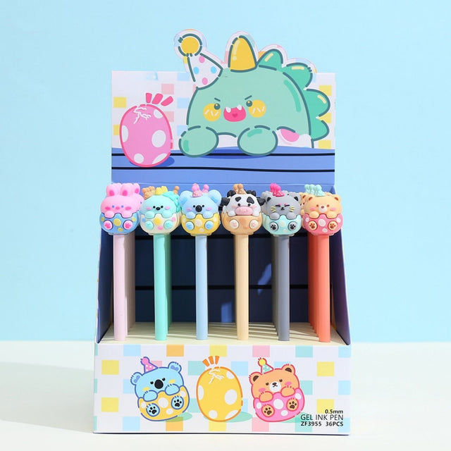 Tykle Animal Baby Erasable Pen (0.5mm) - Cute & Correctable!