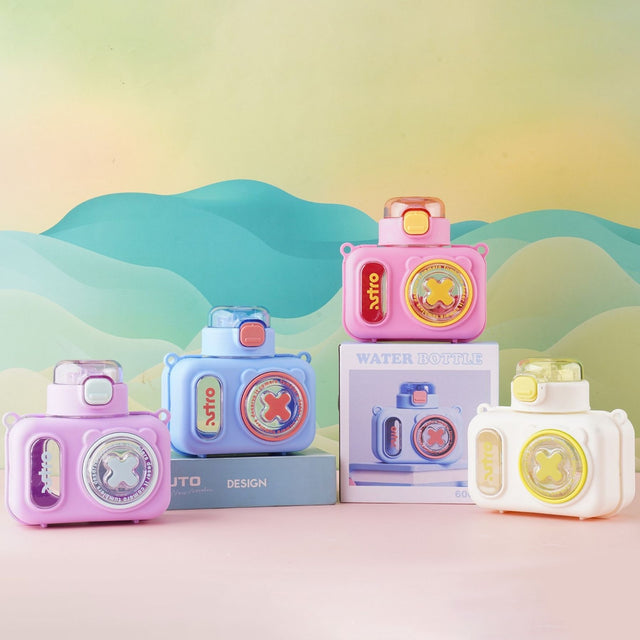 Tykle Camera Bottle 480ml - Snap, Sip, and Smile!
