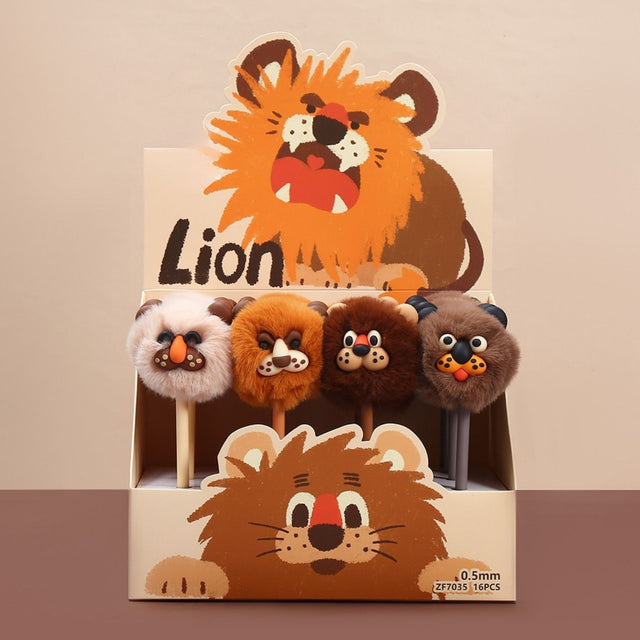 Tykle Lion Pom Pom Pen (0.5mm) - King of Stationery!