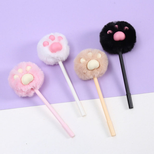 Tykle Cat Paw Pom Pom Pen (0.5mm) - Write with Purr-fection!
