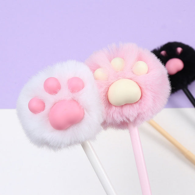 Tykle Cat Paw Pom Pom Pen (0.5mm) - Write with Purr-fection!
