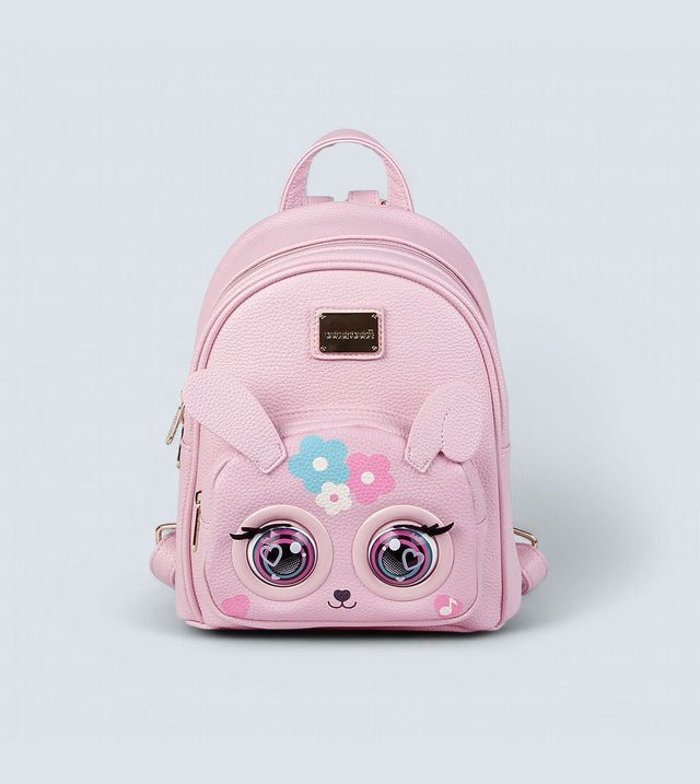 Winking Elf Backpack - Rabbit | Interactive Winking Eyes, Talking Mode & Music Playback | TYKLE