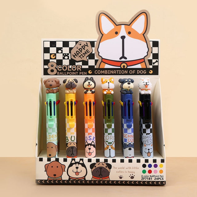 Tykle Puppy 8 Colour Pen (0.5mm) - Your Best Friend for Colour!