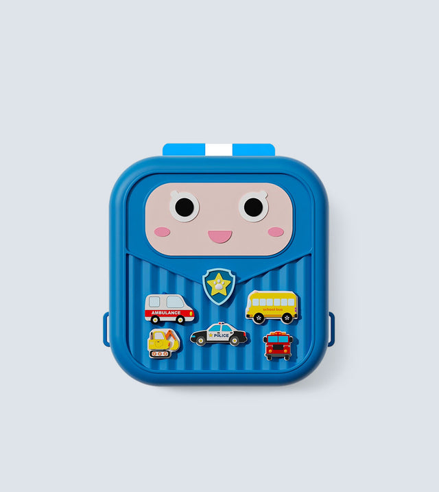 Shiny Police Car Backpack – Blinking Lights & DIY Vehicle Accessories | TYKLE