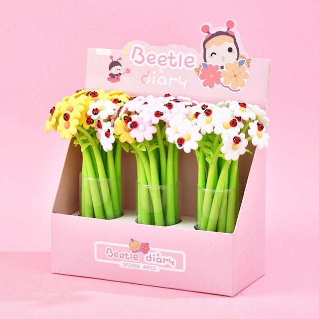 Tykle Flower Silicone Pen (0.5mm) - Write Your Petal-Perfect Notes!