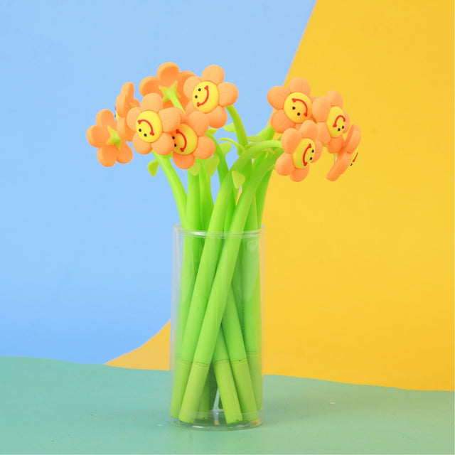 Tykle Smiley Flower Silicone Pen (0.5mm) - Bloom with Creativity!