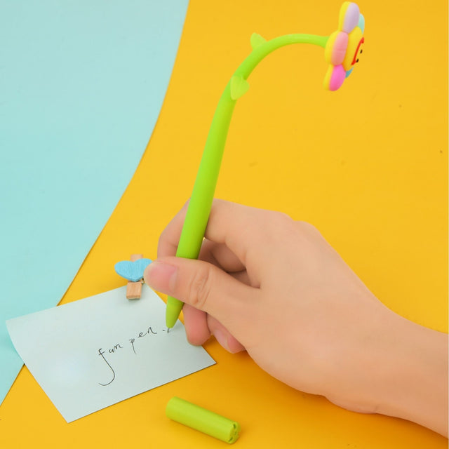 Tykle Smiley Flower Silicone Pen (0.5mm) - Bloom with Creativity!
