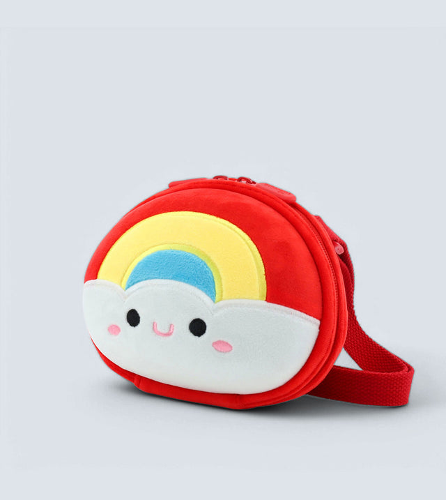Rainbow Shoulder Bag for Kids – 3D Plush Design, Waterproof & Lightweight | Tykle