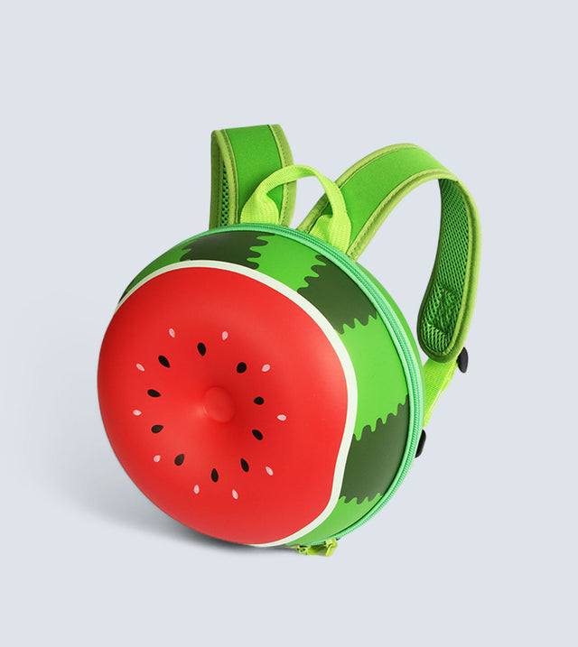 Fruit Backpack for Kids – 3D Watermelon Design, Waterproof Hard Shell | Tykle