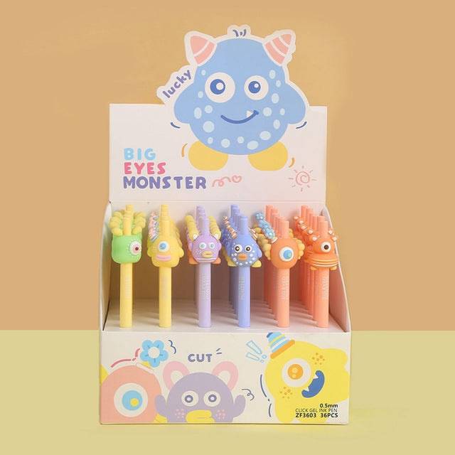 Tykle Big Eyes Monster Click Pen (0.5mm) - Watch Out for Great Notes!