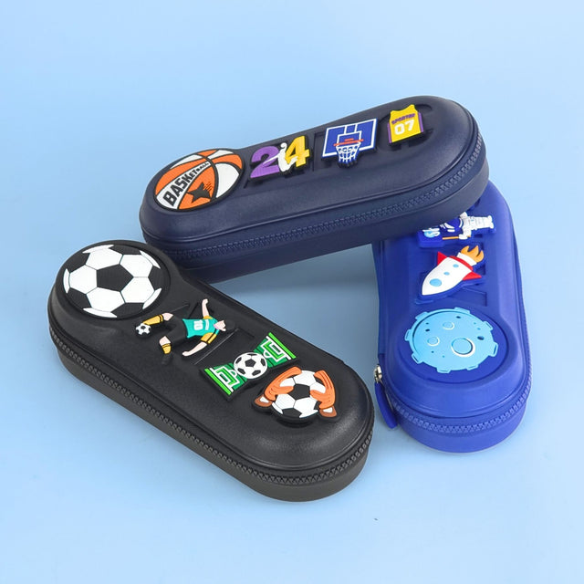 Game On! The Durable Silicone Sports Pencil Case