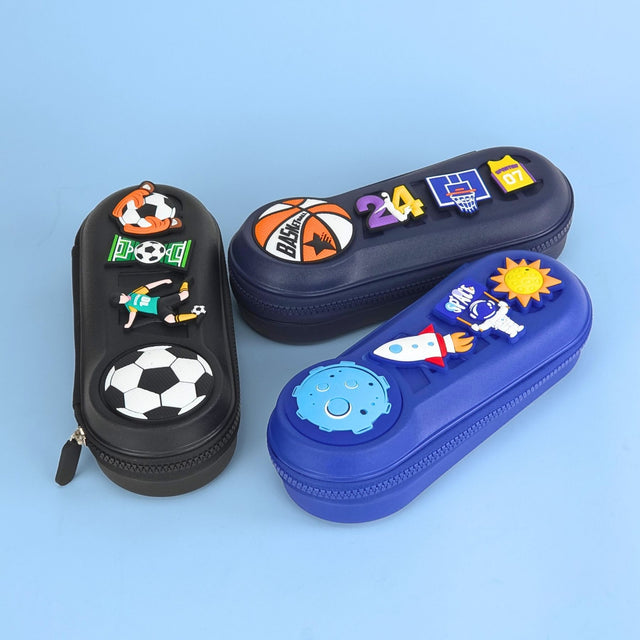 Game On! The Durable Silicone Sports Pencil Case